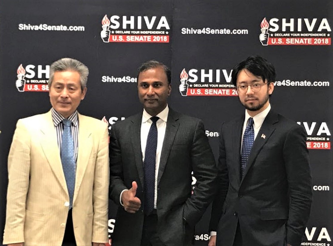 US Senate Candidate Dr. Shiva Ayyadurai Visits Boston Chinatown 美国印象网