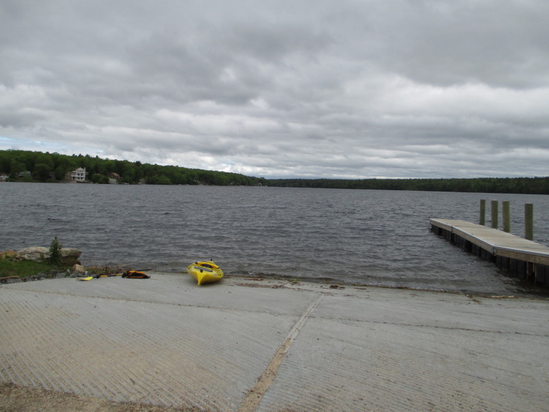 Boston Kayaker Kayaking on Beach Pond in Exeter RI