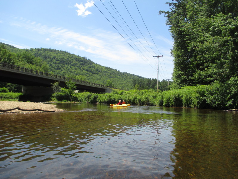 Boston Kayaker Kayaking on Bearcamp River and Ossipee Lake from West