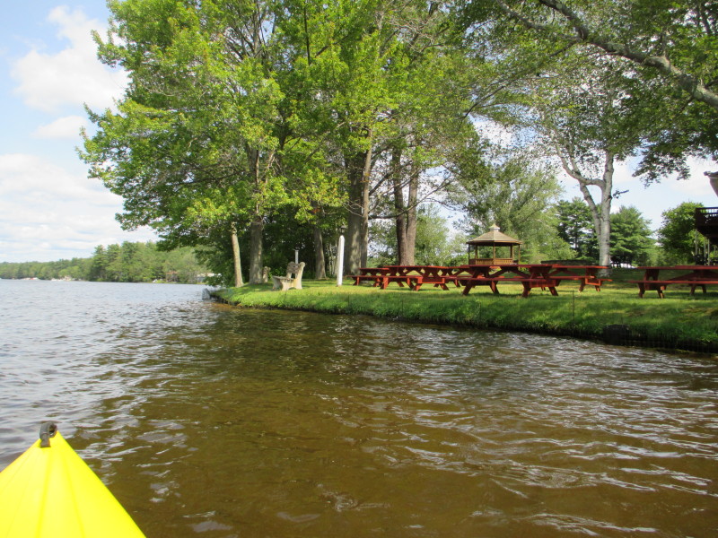Boston Kayaker Kayaking on Cedar Pond in Sturbridge MA