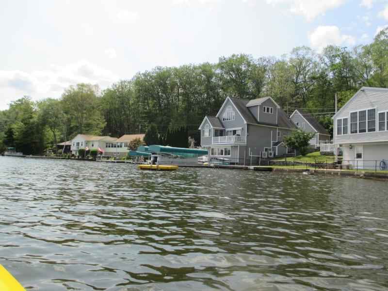 Boston Kayaker Kayaking on Cedar Pond in Sturbridge MA