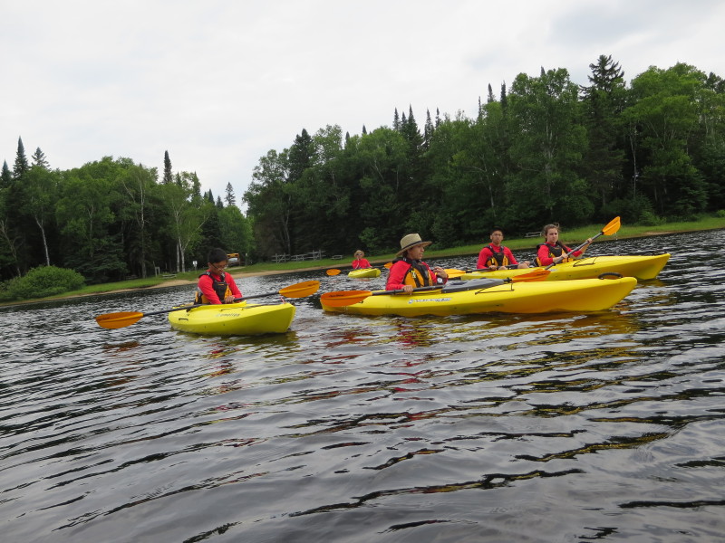 Boston Kayaker Kayaking on Les Méandres du Diable "Devil's Meanders