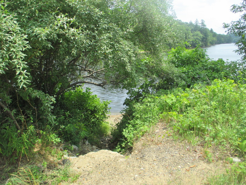 Boston Kayaker Kayaking on Lake Horace a.k.a. "Weare Reservoir" in Weare NH