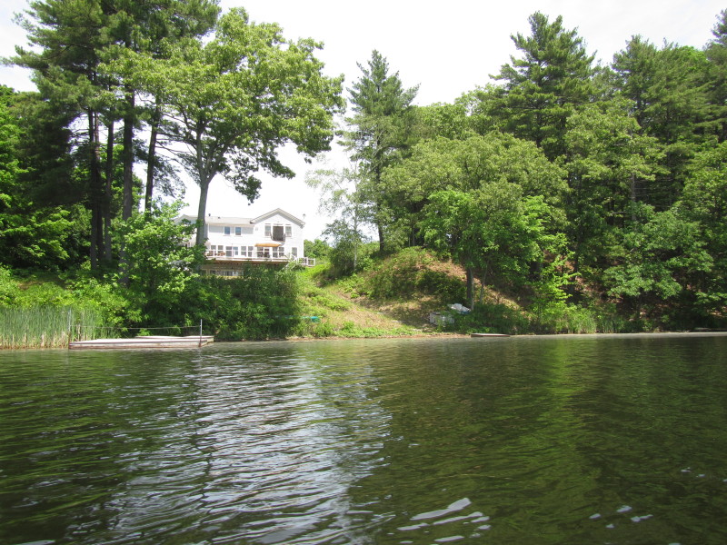 Boston Kayaker Kayaking on Pond and Beaver Brook in Westford MA