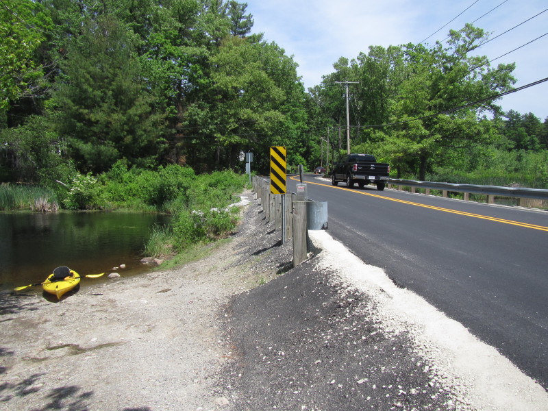 Boston Kayaker Kayaking on Pond and Beaver Brook in Westford MA