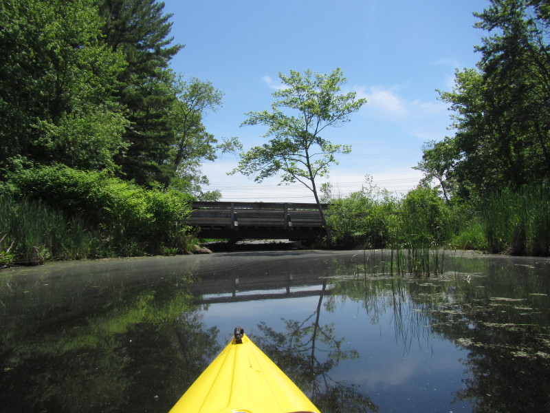 Boston Kayaker Kayaking on Pond and Beaver Brook in Westford MA