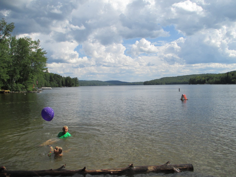 Boston Kayaker Kayaking on Goose Pond in Canaan NH