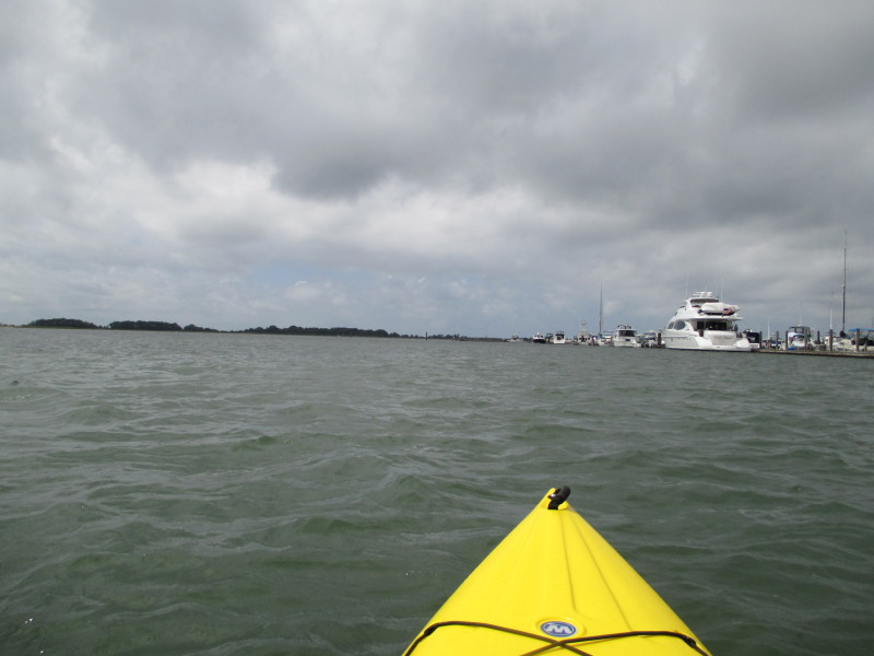 Boston Kayaker Kayaking on Hammonasset River in Clinton CT