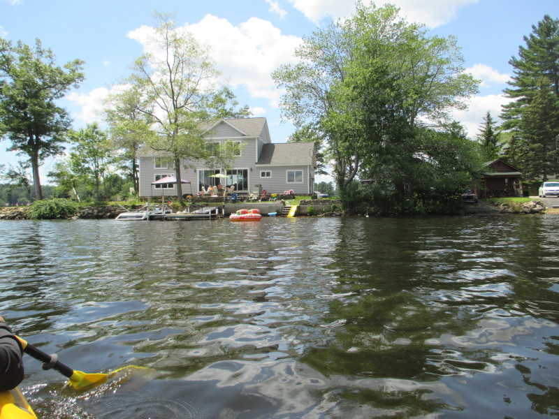 Boston Kayaker Kayaking on Lake Lashaway in North Brookfield MA