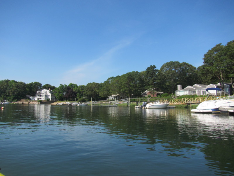 Boston Kayaker Kayaking on Mashpee River and Popponesset Bay in