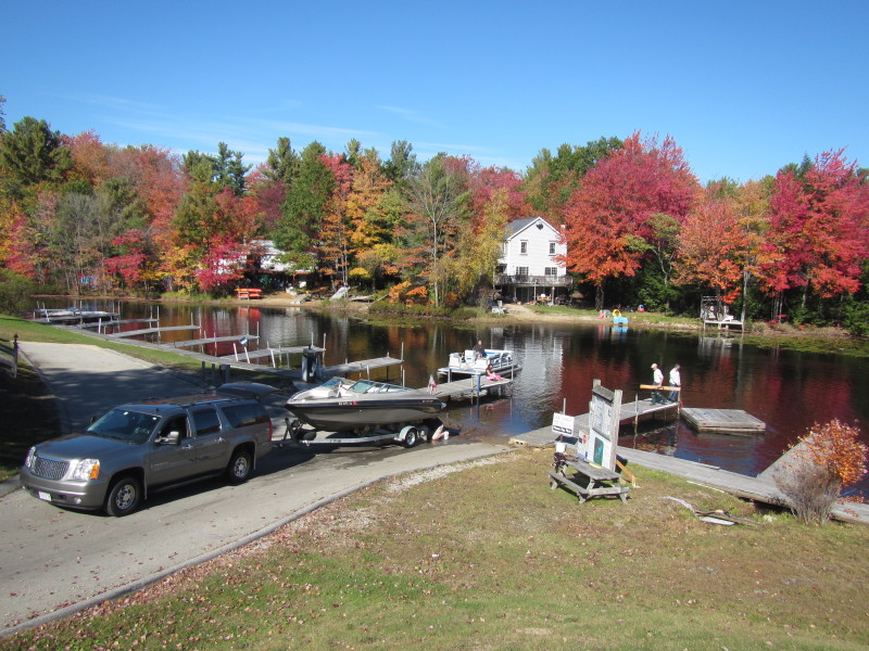 Boston Kayaker Kayaking on Lake Monomonac in Rindge NH