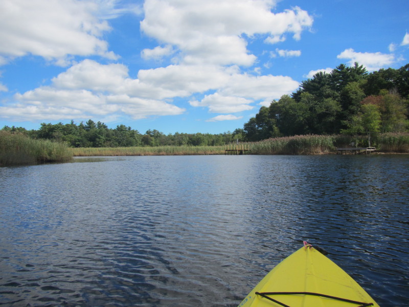 Boston Kayaker Kayaking on North River from Pembroke MA to Marshfield MA