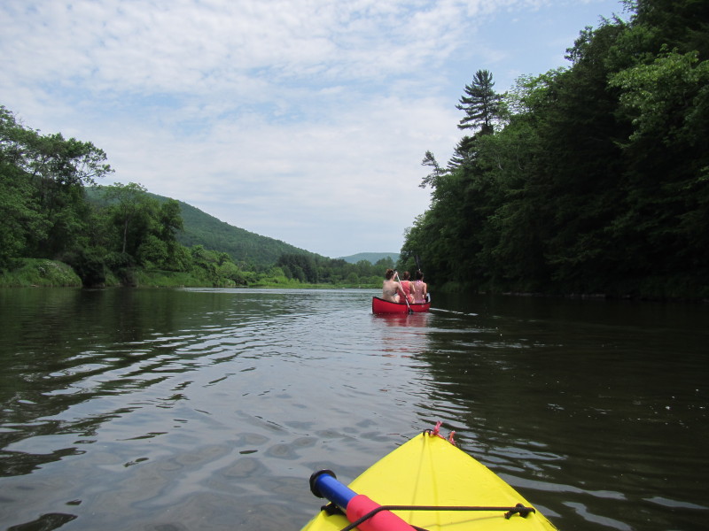 Boston Kayaker Kayaking on Upper Pine Creek from Gaines PA to Ansonia PA