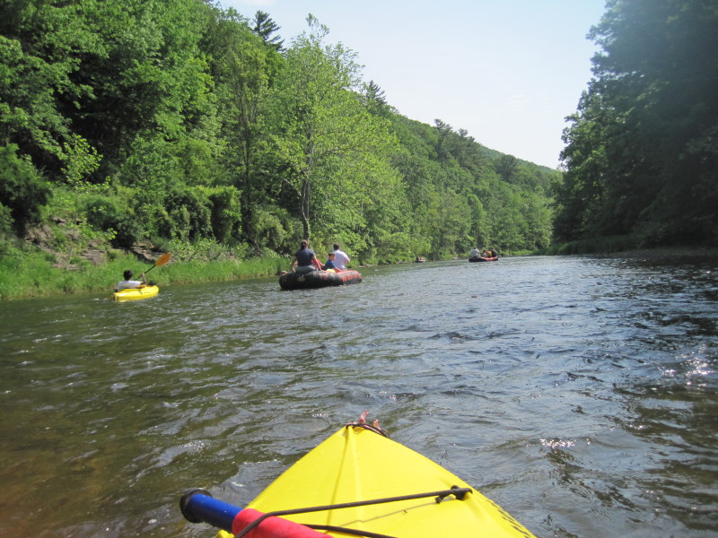 Boston Kayaker Kayaking on Upper Pine Creek from Gaines PA to Ansonia PA