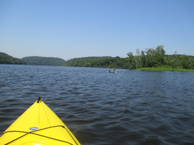 Boston Kayaker Kayaking on Salmon River in East Haddam CT