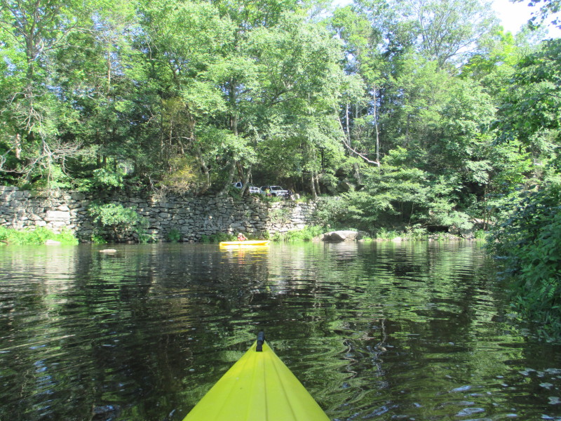 Boston Kayaker Kayaking on Salmon River in East Haddam CT