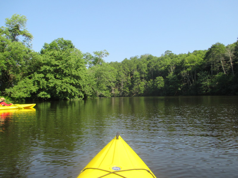 Boston Kayaker Kayaking on Salmon River in East Haddam CT