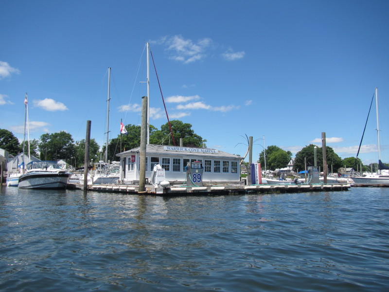 Boston Kayaker Kayaking on Warwick Cove in Warwick RI