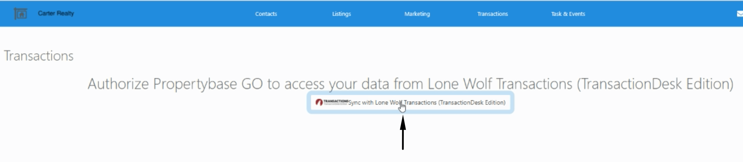 2 Transaction Desk Com Login How an Agent Connects PBGO with TransactionDesk Propertybase Go
