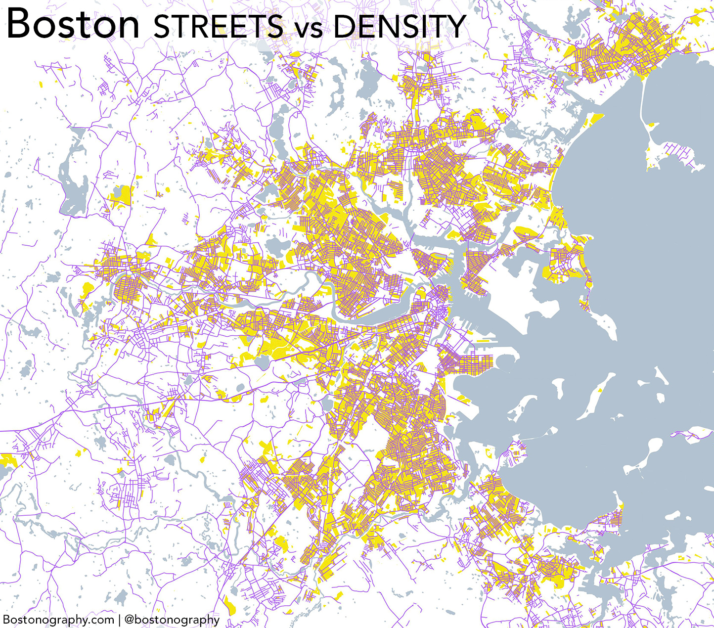 Street, Road, and Avenue Bostonography