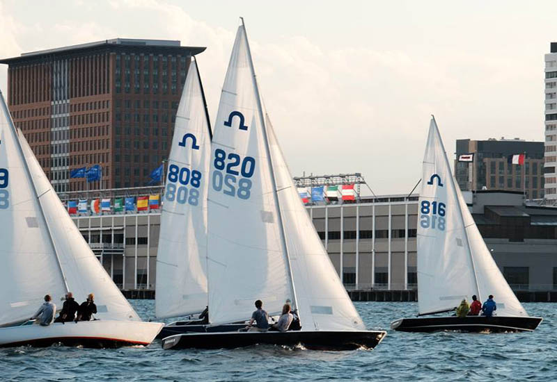 First Day of Thursday Soling Racing Boston Sailing Center