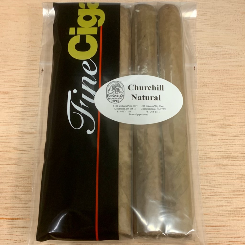 Boswell Bundle Churchill Natural Cigar 5 Pack Boswell Pipes PA