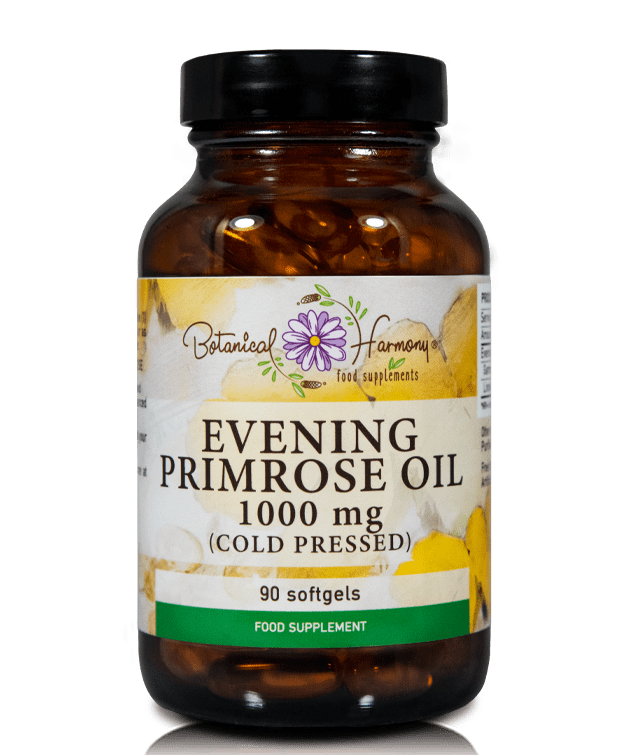 Evening Primrose Oil 1000mg 90 softgels food supplement Botanical