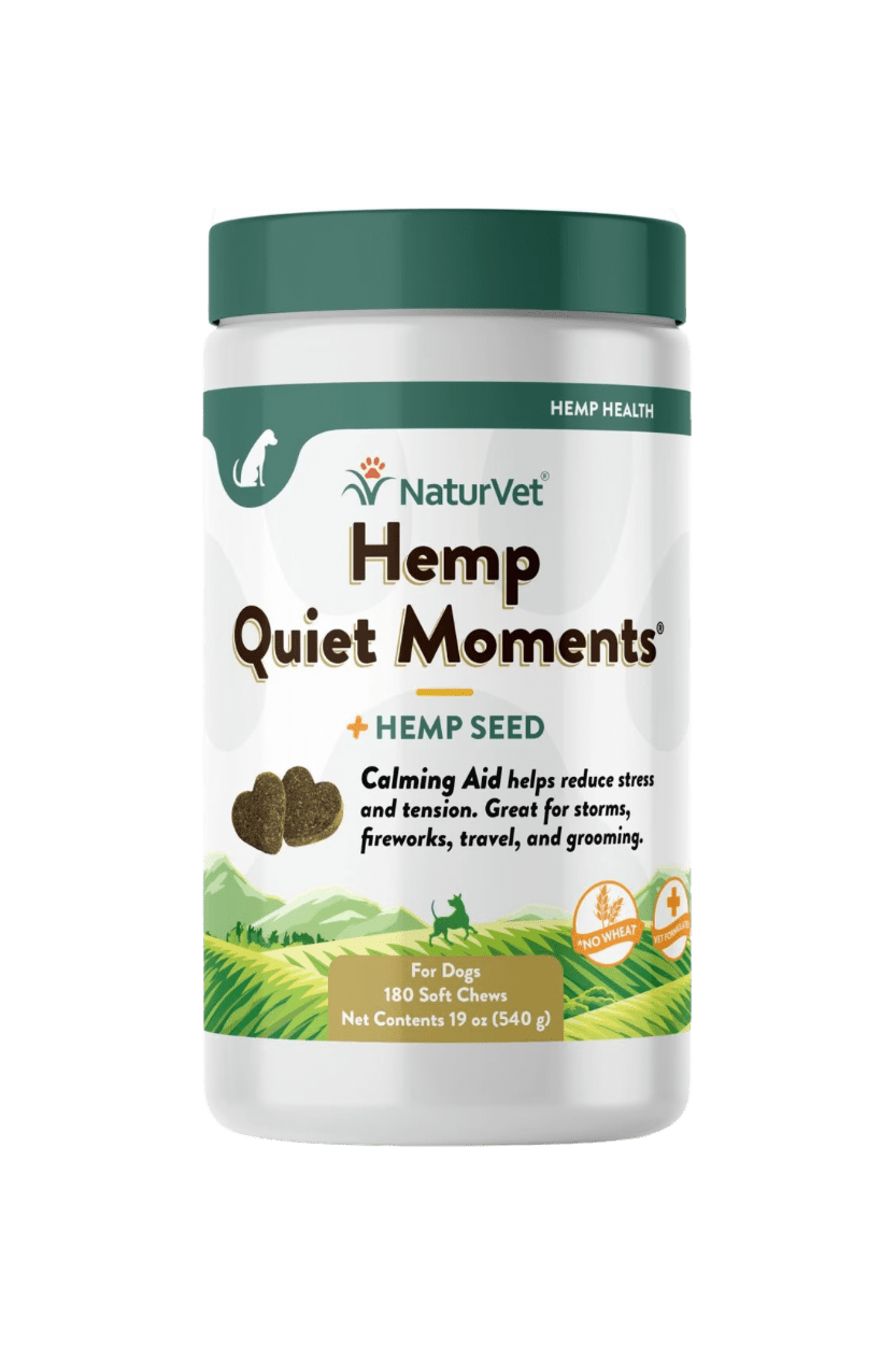 NaturVet Hemp Seed Dog Chews 180ct (Quiet Moments) BOTANICANNA