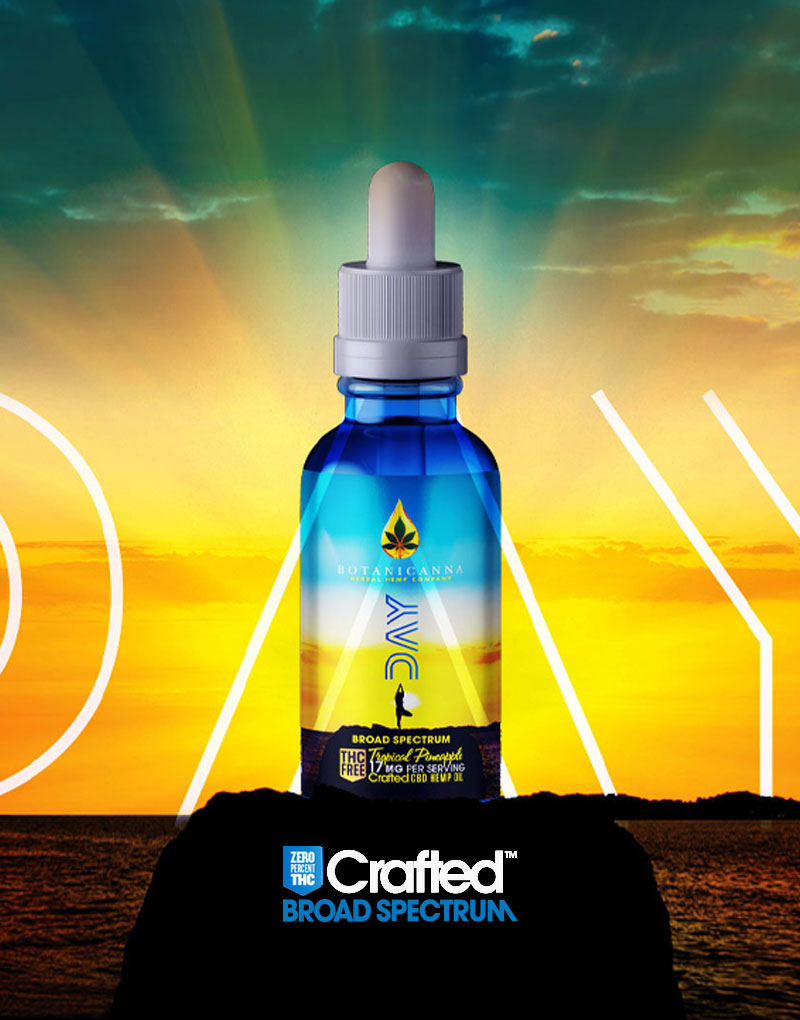 Botanicanna DAY Crafted™ Tropical Pineapple Tincture Oil BOTANICANNA