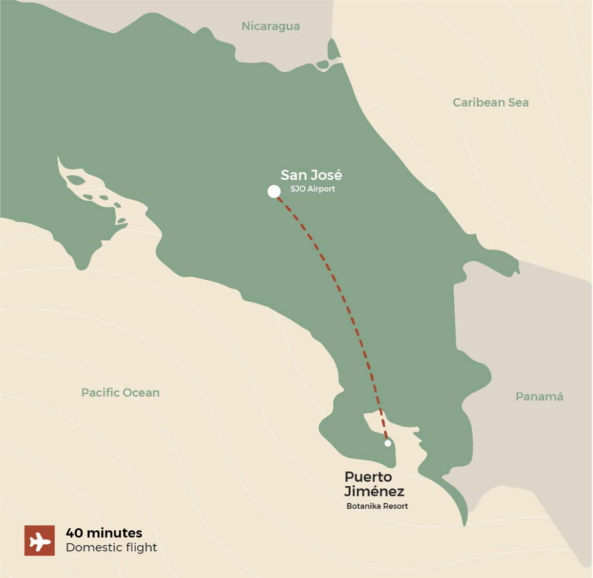 Getting to Botanika Osa Peninsula Travel Information & Directions
