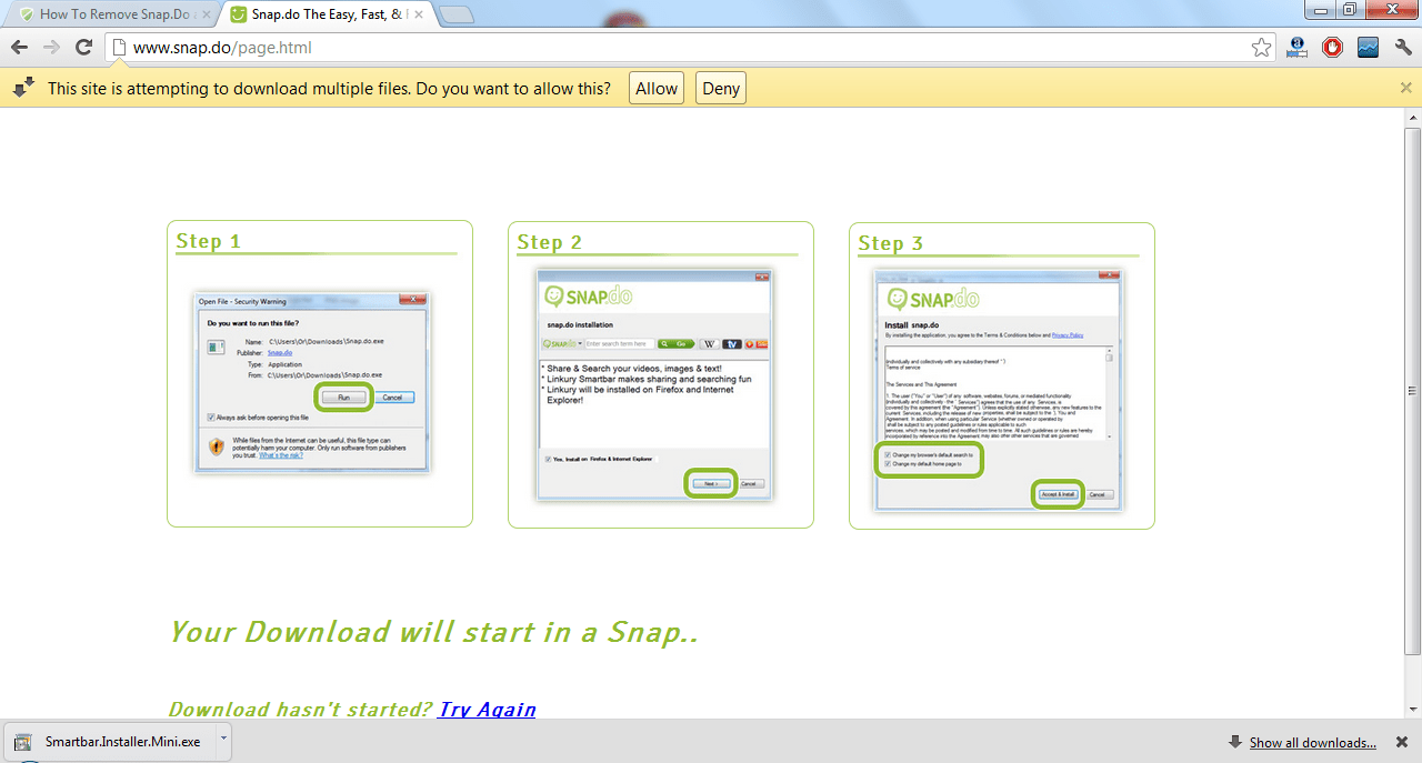 How to remove Snap.do (Virus Removal Guide) Malware Removal