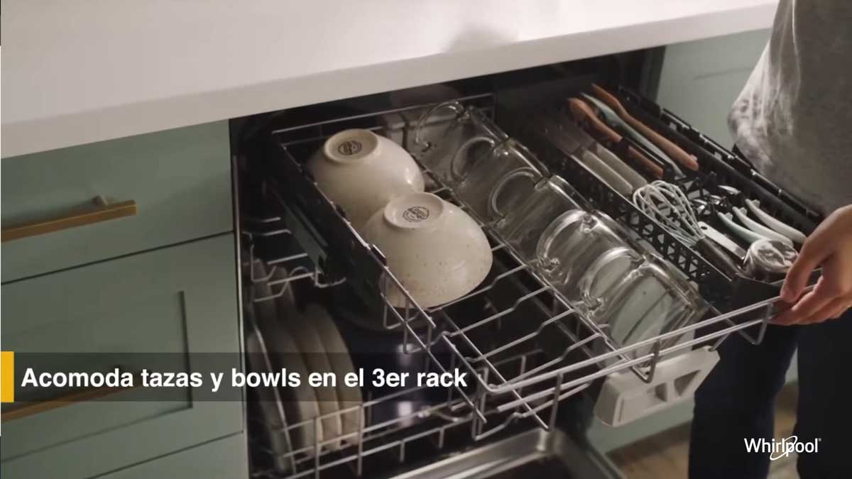 Whirlpool lanza nuevo lavavajillas con Tecnología Sani Rinse, ofrece