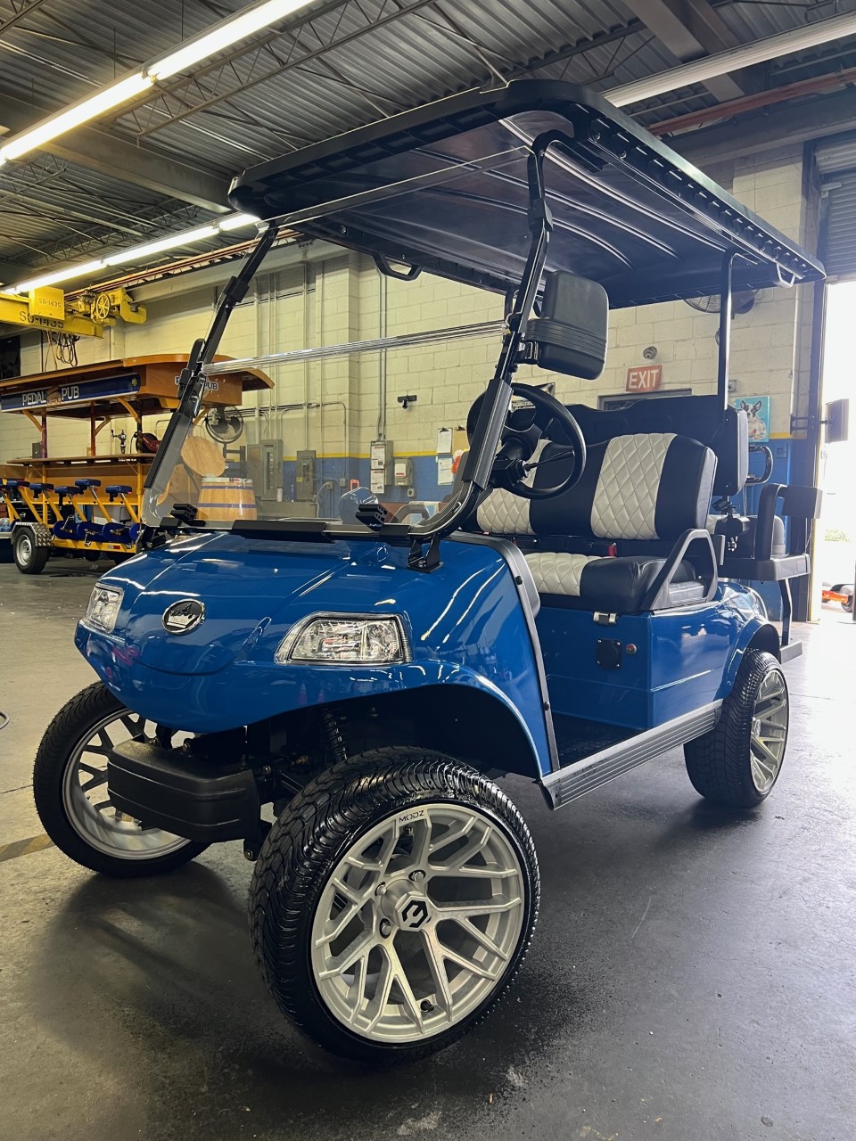 2024 LITHIUM Evolution Blue 4pro Street Ready, Golf Cart! 25+ MPH Max