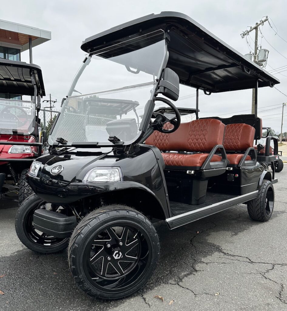 2023 Black “Limited Edition” Carrier 6 PLUS Golf Cart! Street Ready! 0