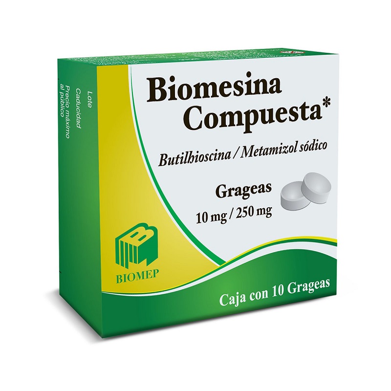 BIOMESINA 10 MG C/10 TAB Botica Central