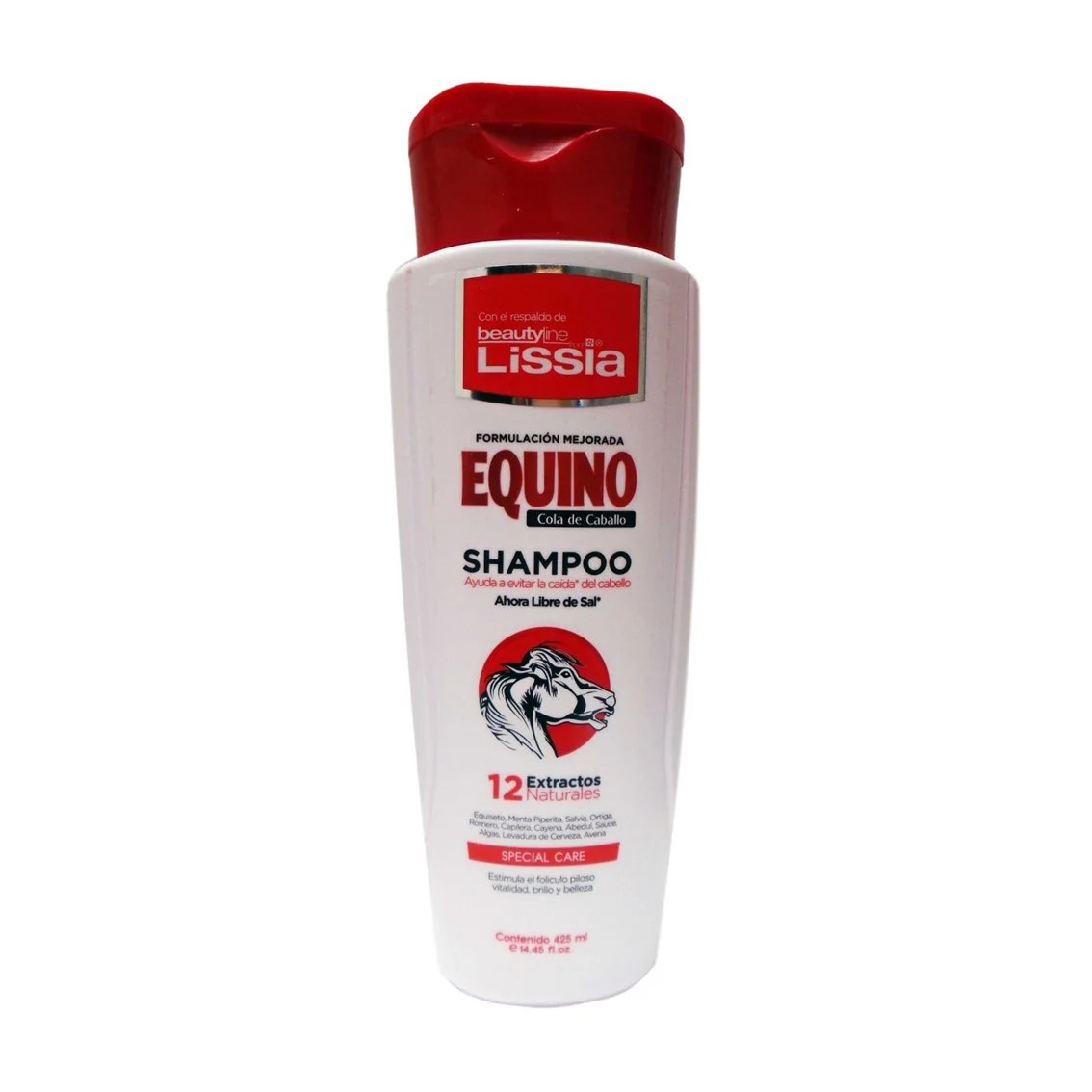 Shampoo Equino Cola de Caballo 425 ml LISSIA Botika Salud