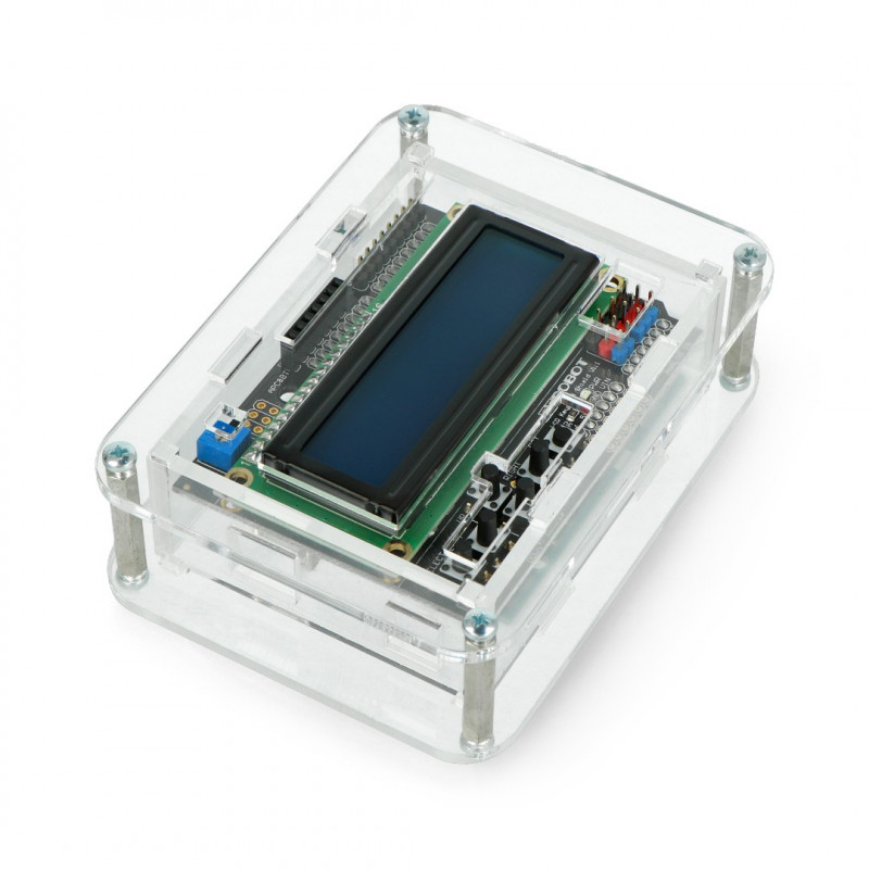 Case for Arduino Uno and LCD Keypad Shield v1.1_ Electronic components parts