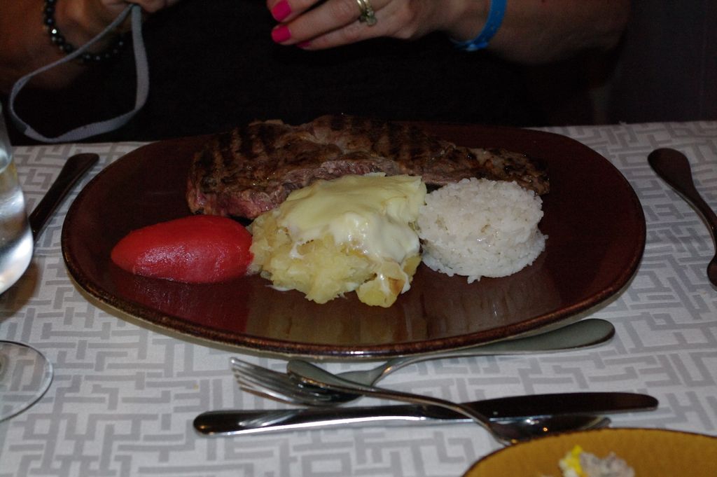 Sonia's steak at Santa Fe Steak House