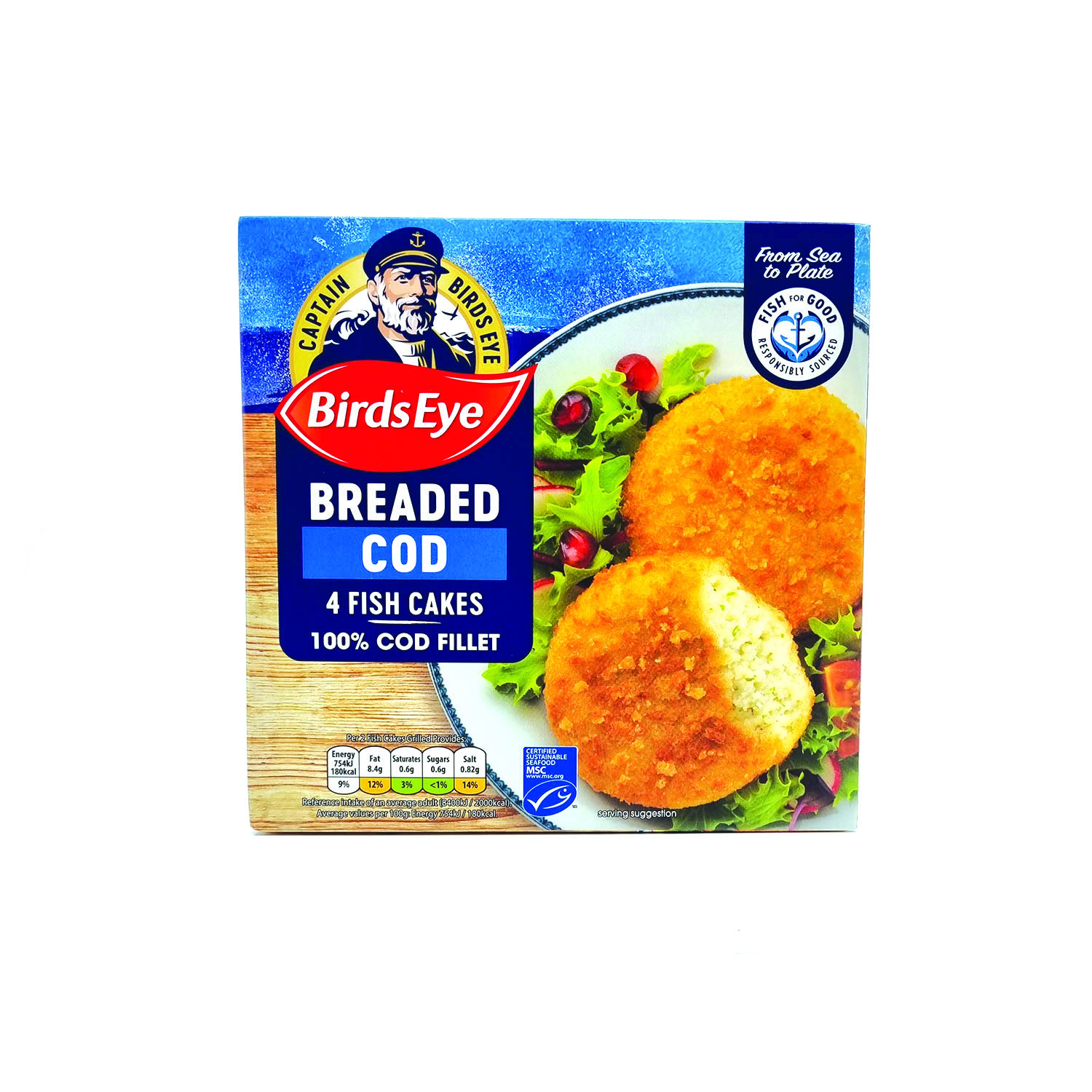 Breaded Cod 4 Fish Cakes Bottarga