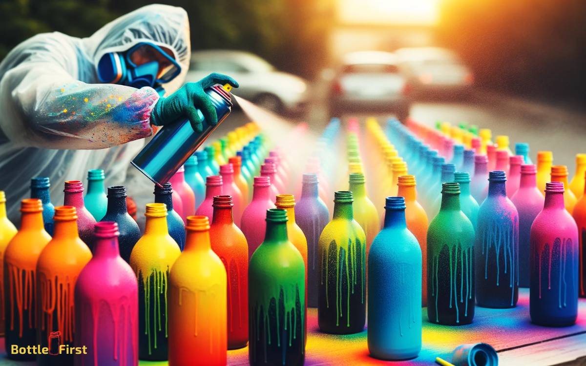 How To Spray Paint Glass Bottles? 6 Easy Steps!