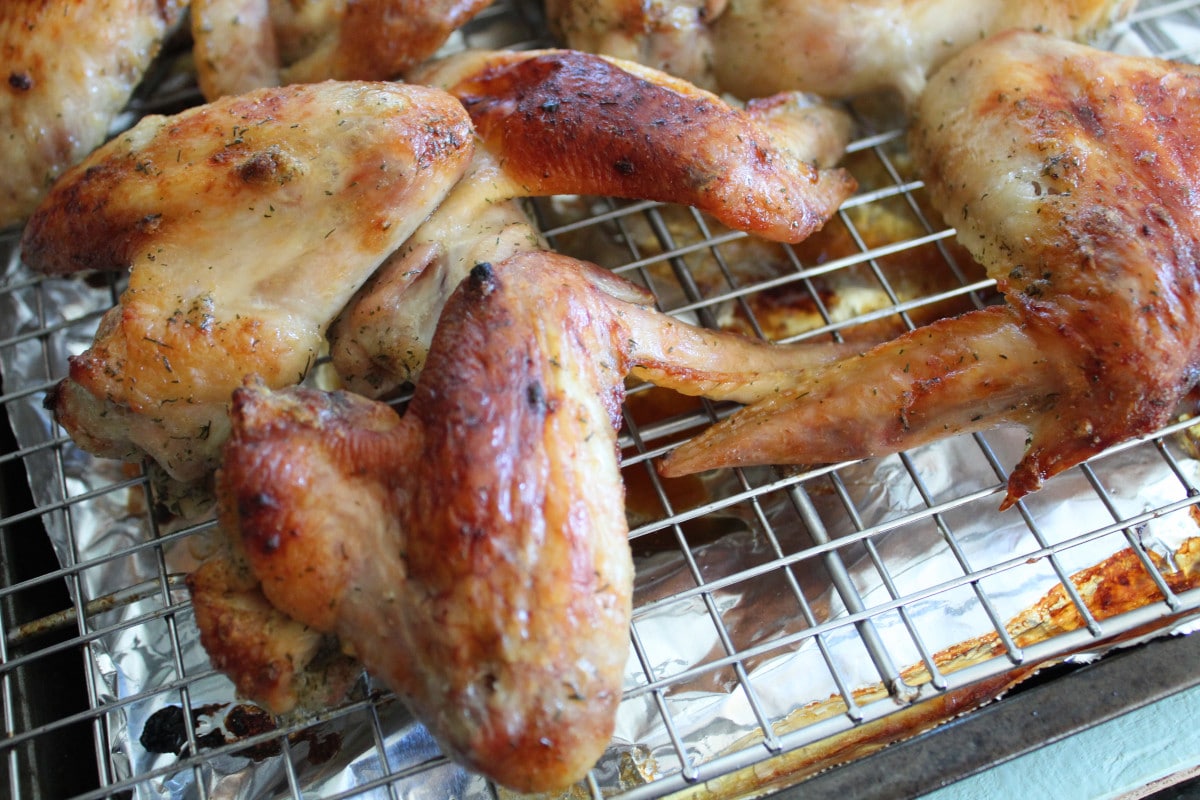 Pickle Brined Chicken Wings Bottom Left of the Mitten