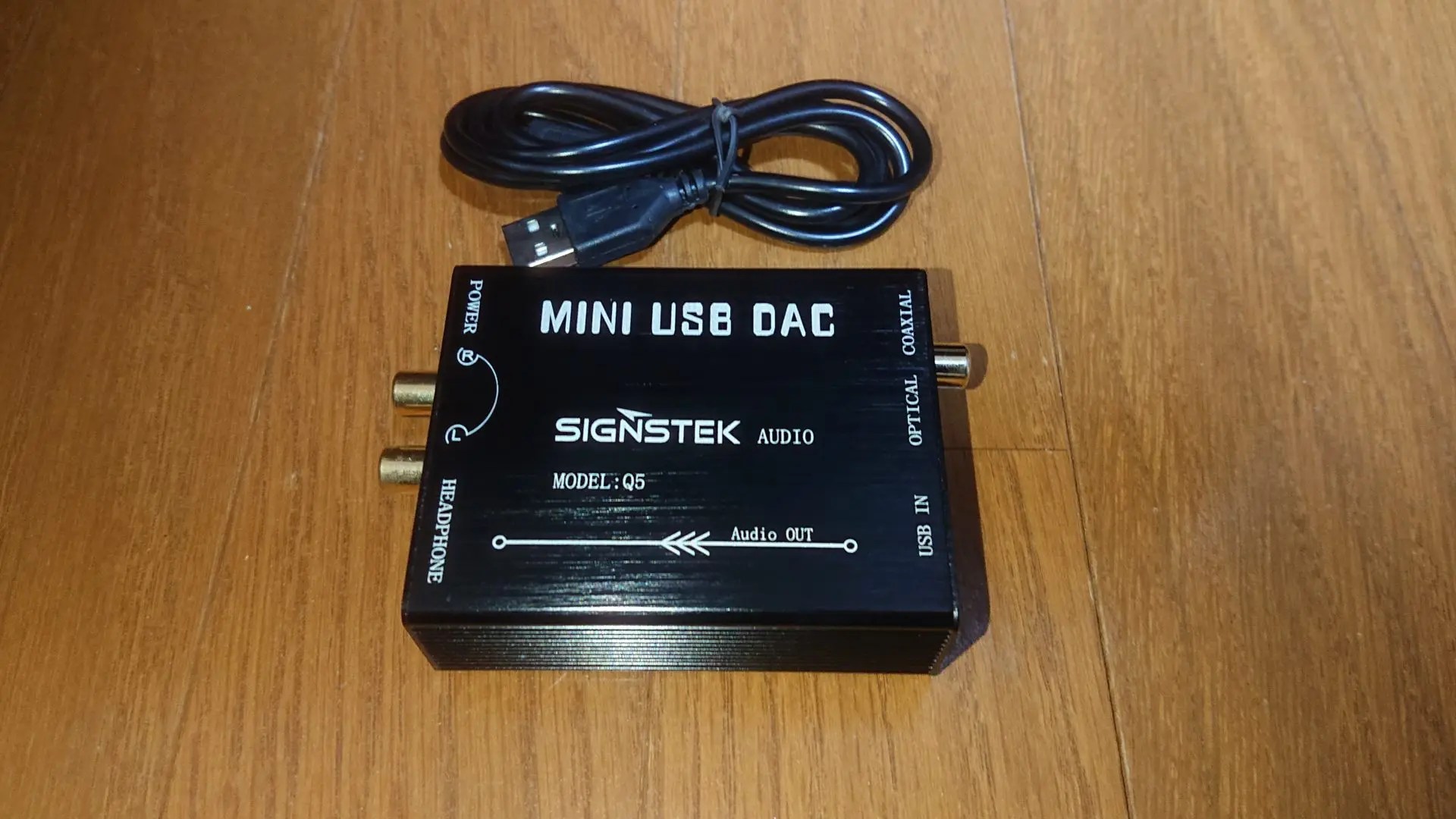 Mac mini(2018)で光デジタル出力(SPDIF)を使うため「Signstek Audio USBDAC