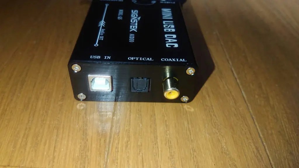 Mac mini(2018)で光デジタル出力(SPDIF)を使うため「Signstek Audio USBDAC