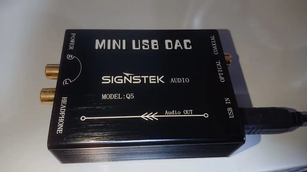 Mac mini(2018)で光デジタル出力(SPDIF)を使うため「Signstek Audio USBDAC