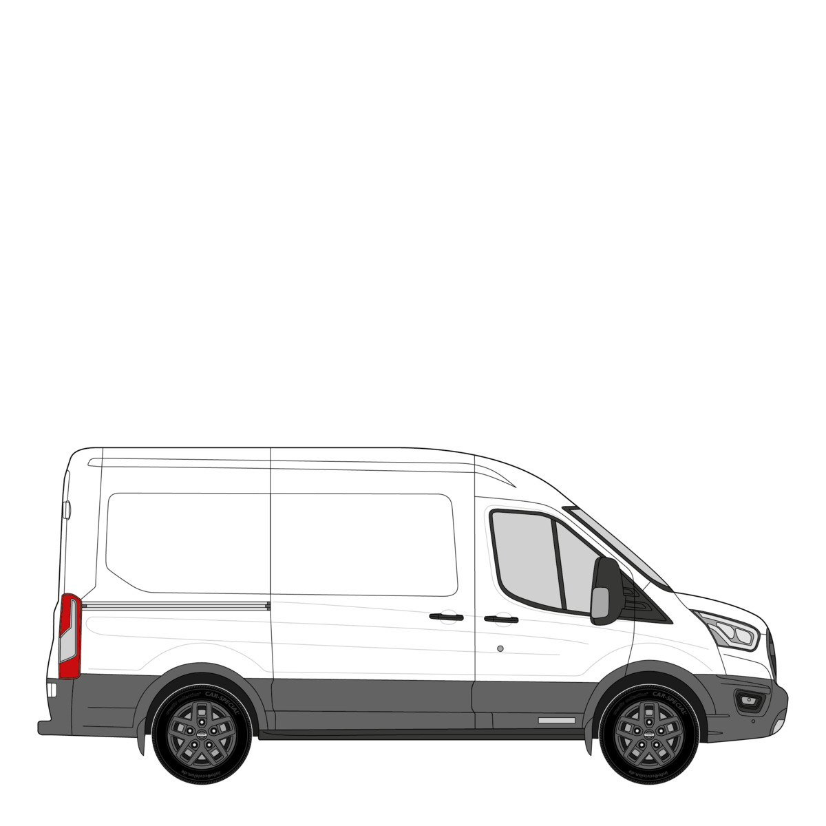 Ford Transit Van Shelving bott Smartvan bott Smartvan