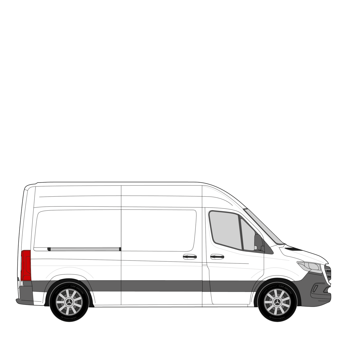 MercedesBenz Sprinter Van Shelving bott Smartvan bott Smartvan