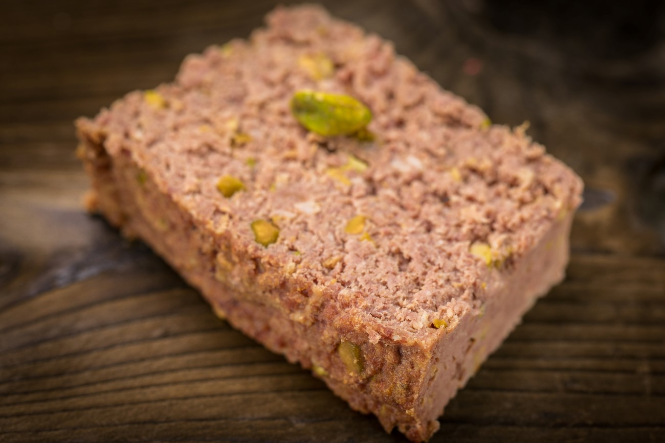 Terrine de canard aux pistaches et Jack Daniel Boucherie Nordest