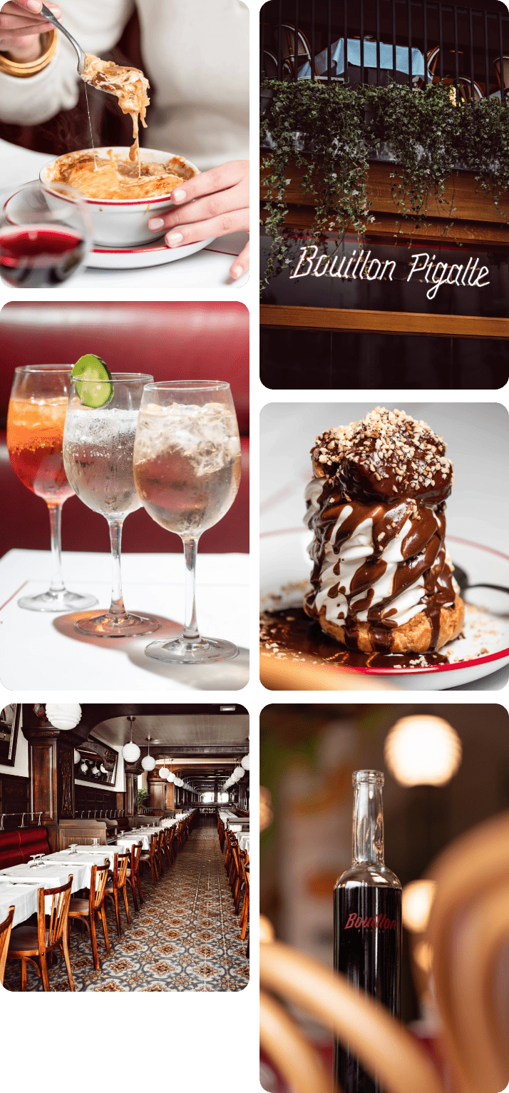 Restaurants et Livraison le Bouillon Paris