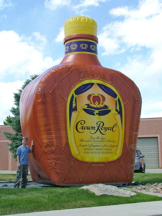 Custom Inflatable Can Beer Bottle Label Beverage