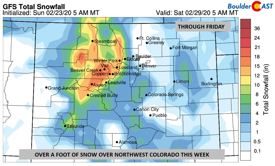 This week in Colorado weather February 24, 2020 BoulderCAST